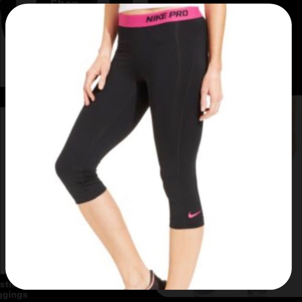 nike pro capri leggings